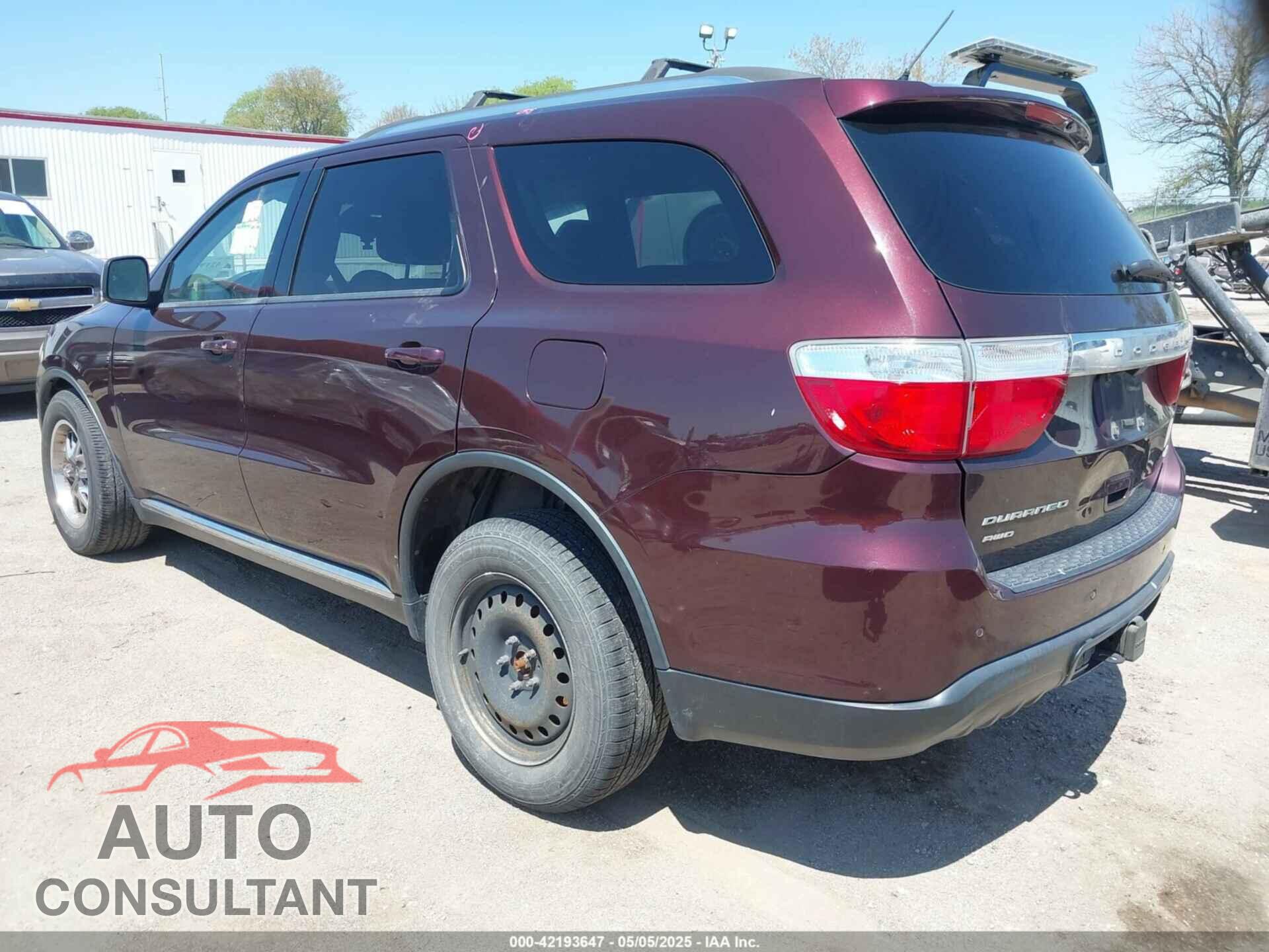 DODGE DURANGO 2012 - 1C4RDJDG0CC337408