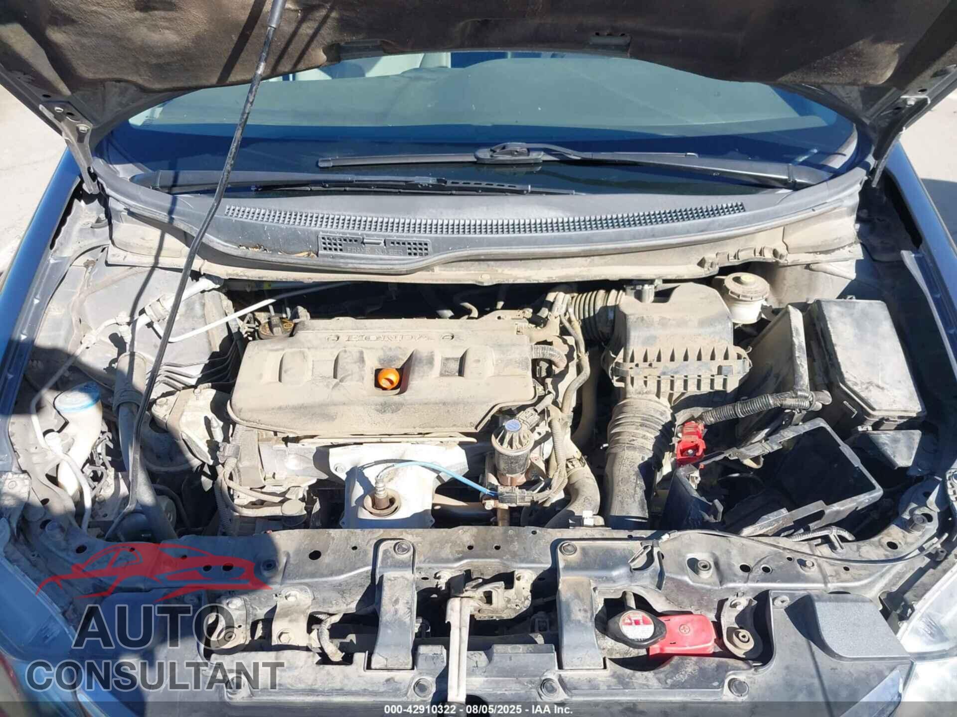 HONDA CIVIC 2012 - 19XFB2F84CE382302