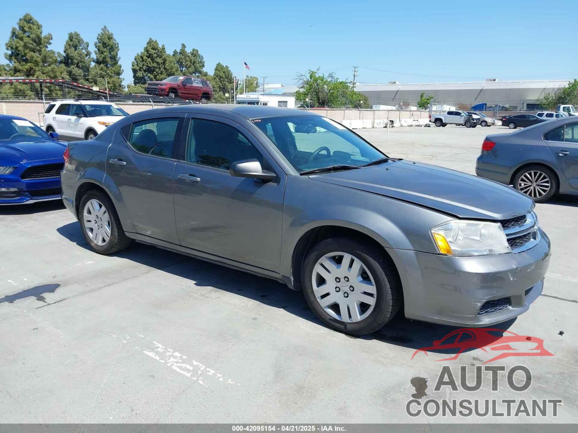 DODGE AVENGER 2012 - 1C3CDZAB7CN270490