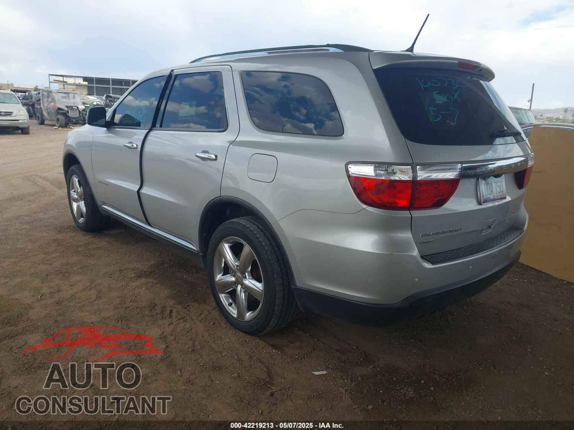 DODGE DURANGO 2012 - 1C4RDJEG6CC100730