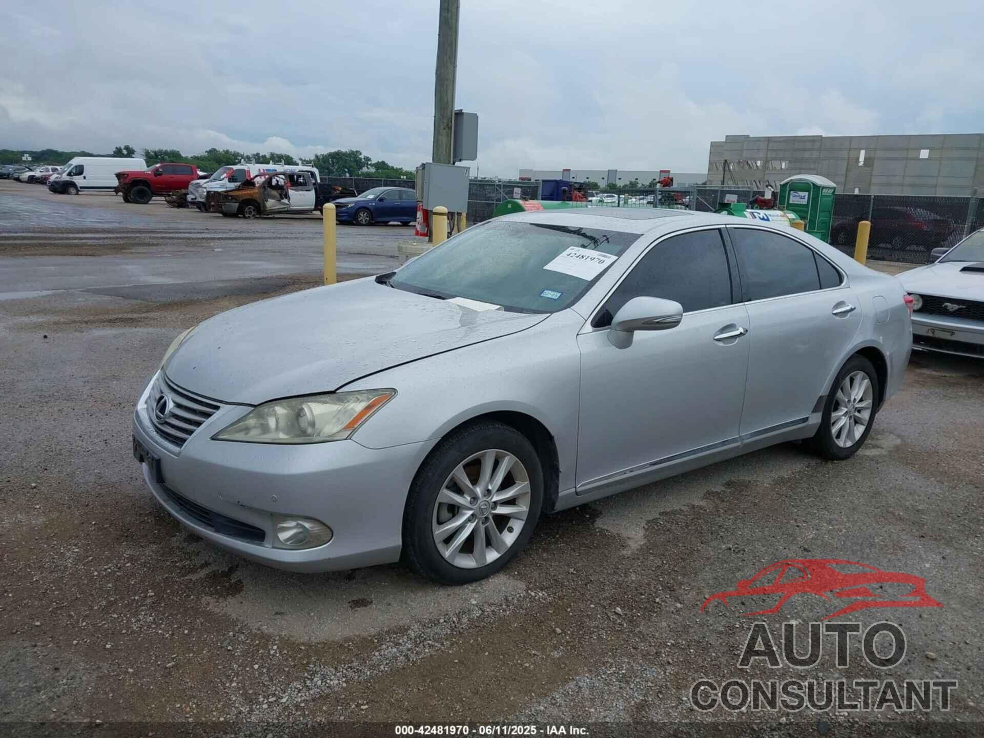 LEXUS ES 350 2012 - JTHBK1EG1C2499297