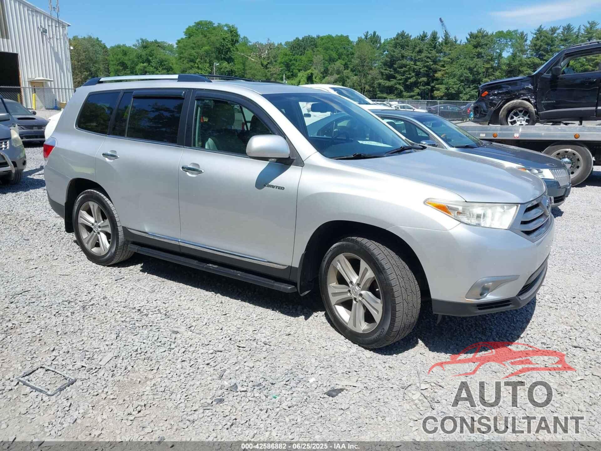 TOYOTA HIGHLANDER 2013 - 5TDDK3EH0DS263197