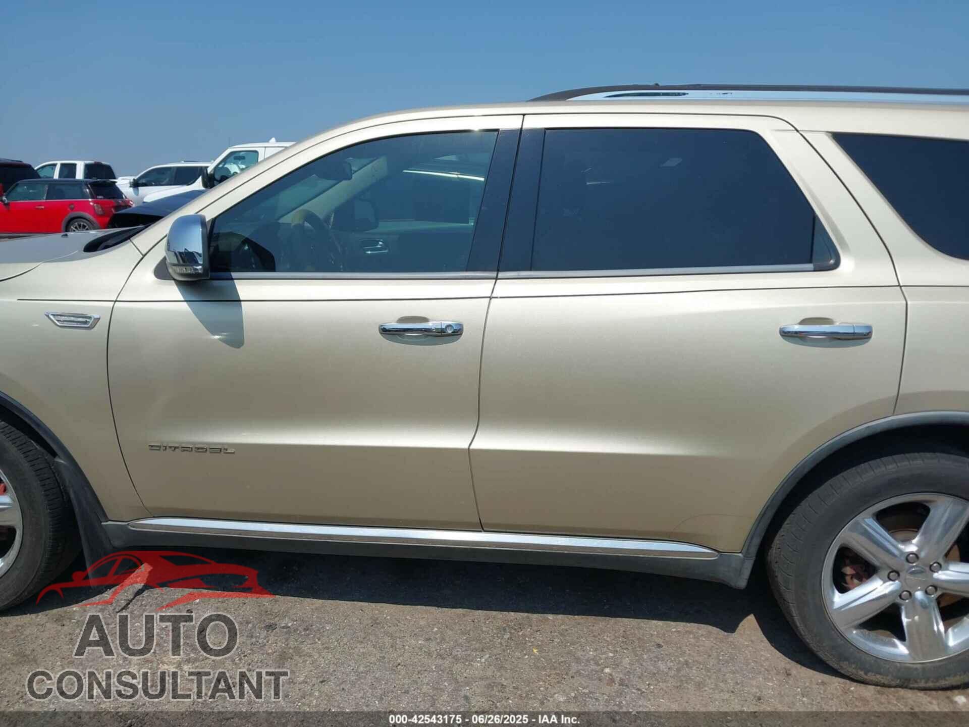 DODGE DURANGO 2011 - 1D4RE5GG9BC667775