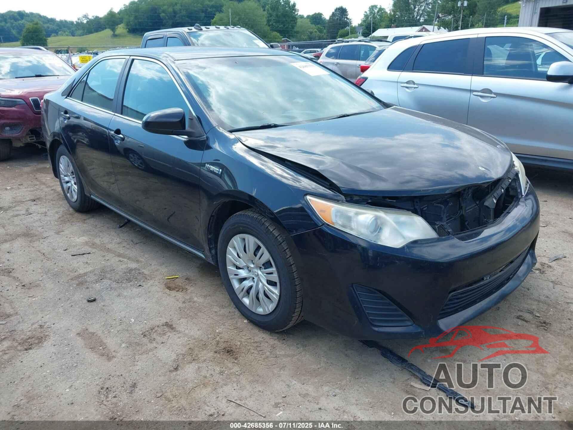 TOYOTA CAMRY HYBRID 2012 - 4T1BD1FK4CU035970