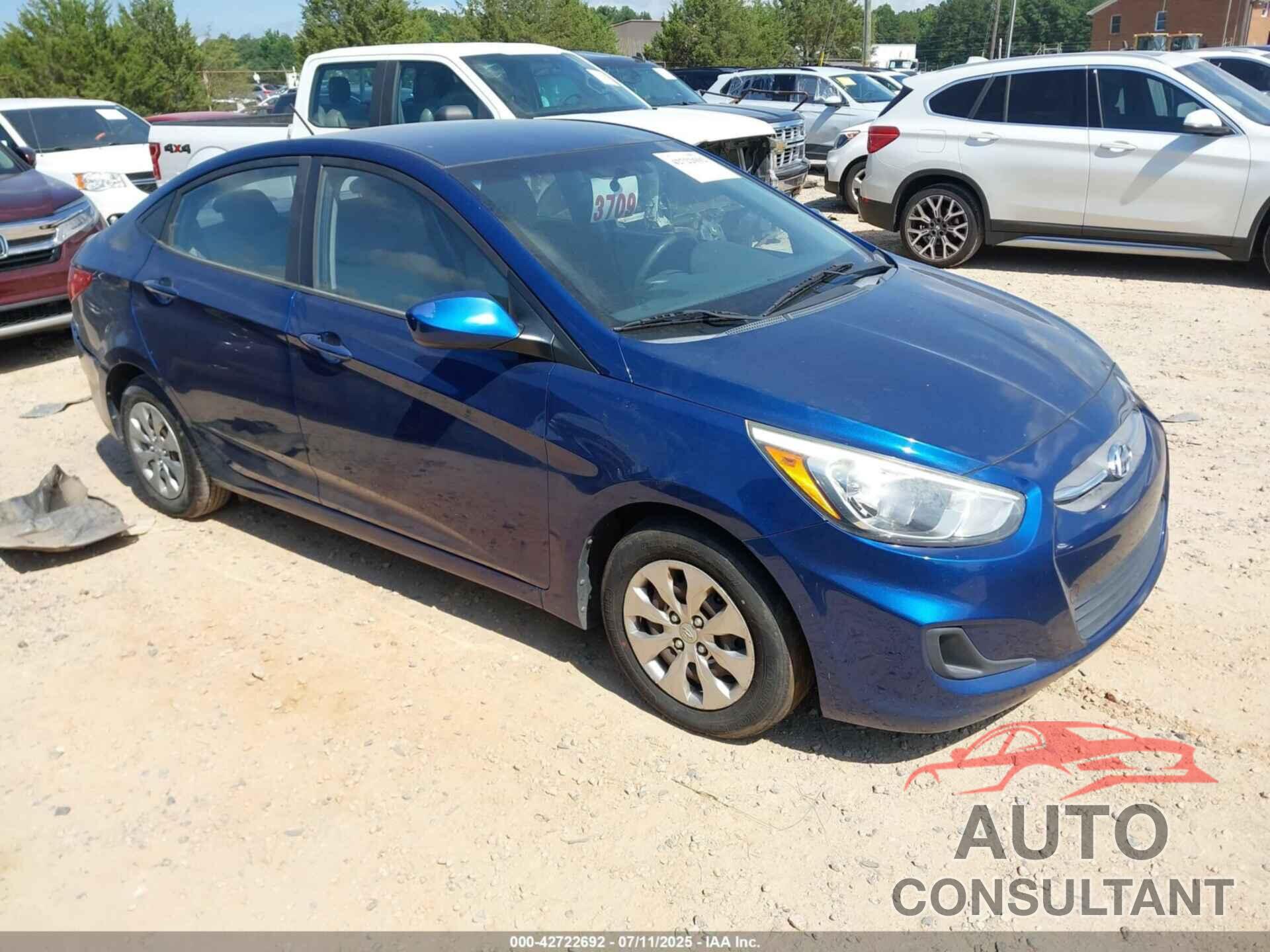 HYUNDAI ACCENT 2016 - KMHCT4AEXGU072957