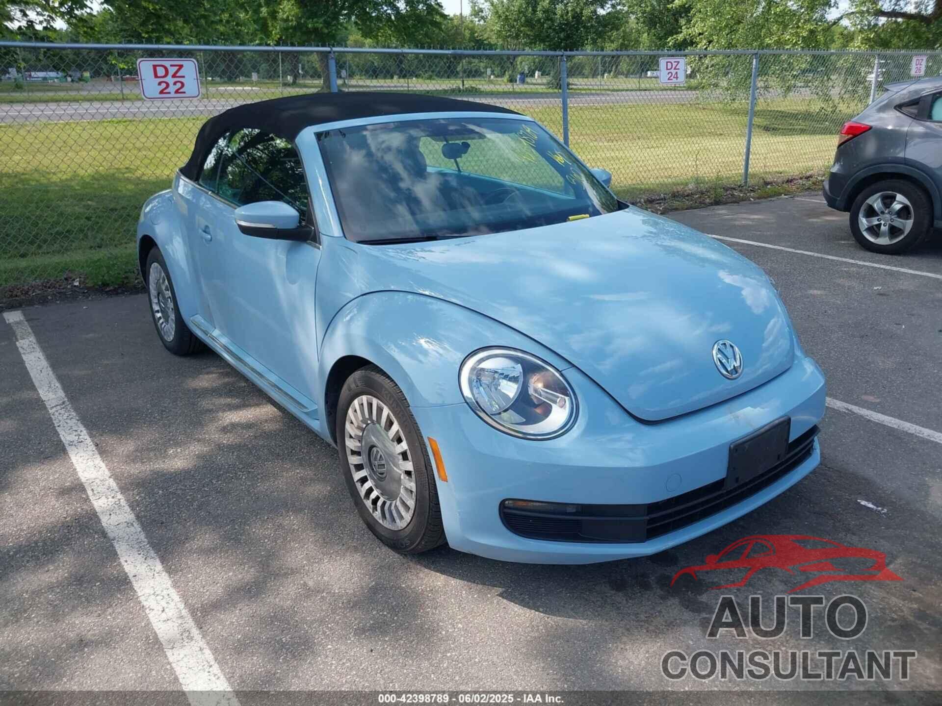 VOLKSWAGEN BEETLE 2013 - 3VW5P7AT3DM831723