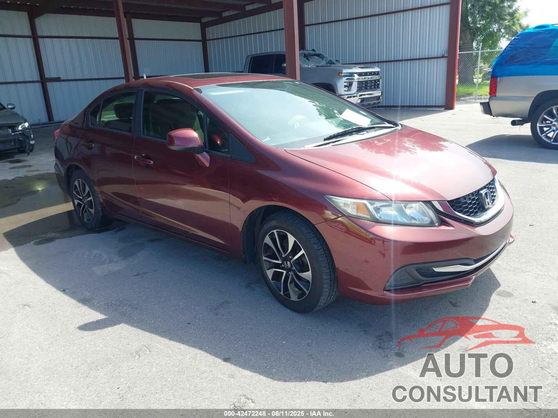 HONDA CIVIC 2013 - 19XFB2F81DE062131