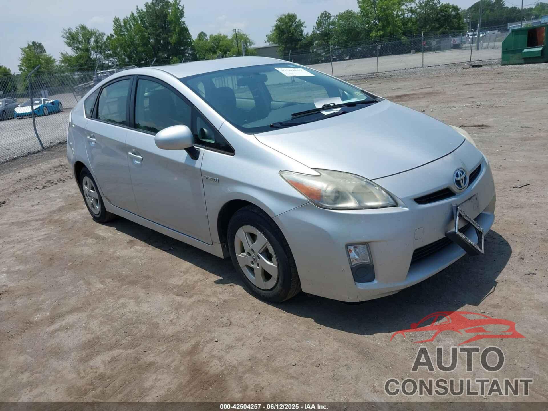 TOYOTA PRIUS 2010 - JTDKN3DU3A0150484