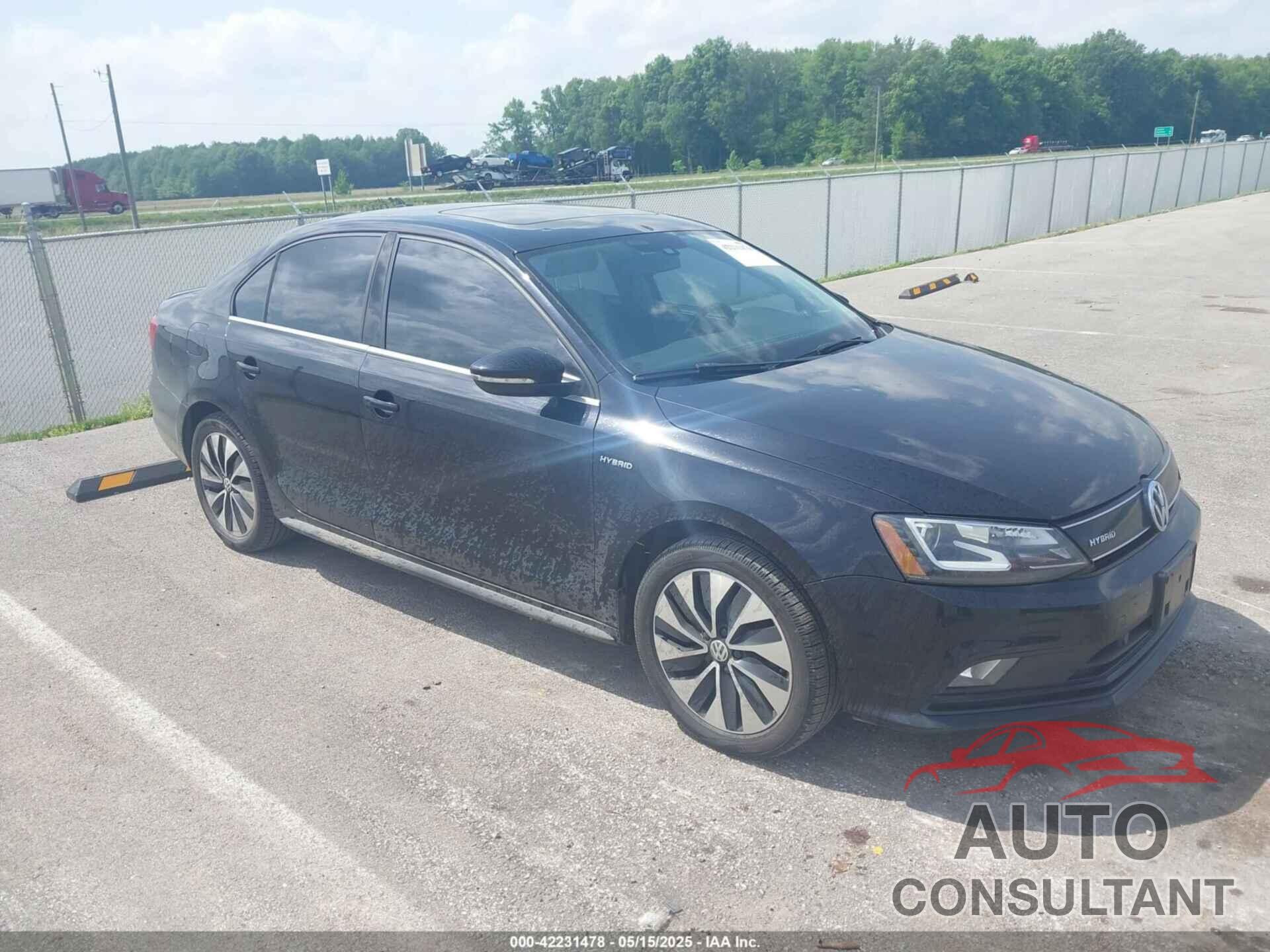 VOLKSWAGEN JETTA HYBRID 2016 - 3VW637AJ9GM418529