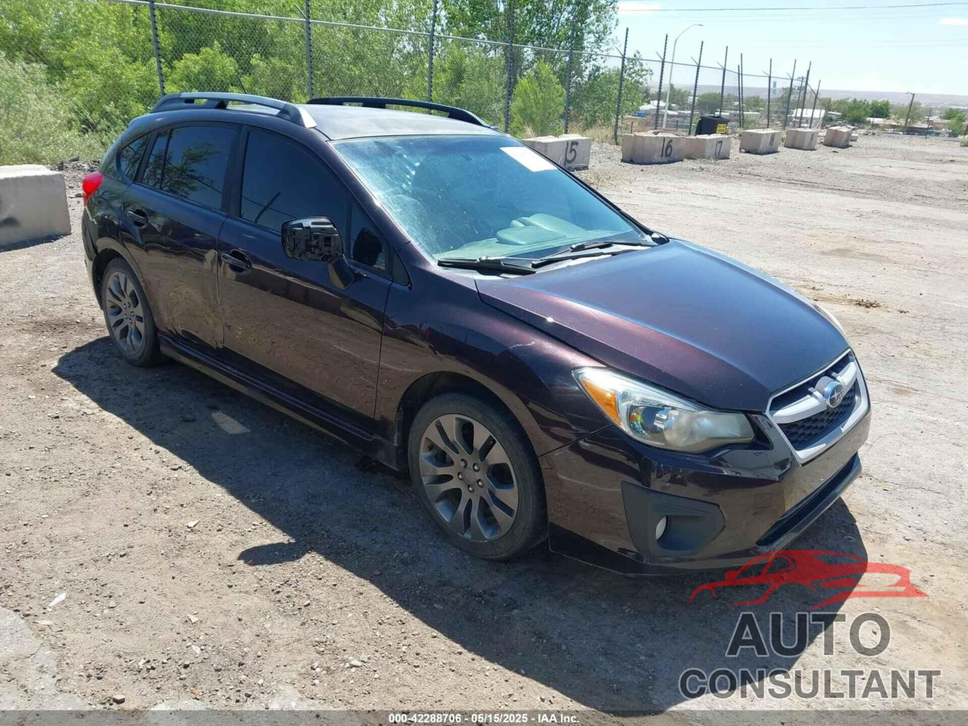 SUBARU IMPREZA 2013 - JF1GPAL68DH846471