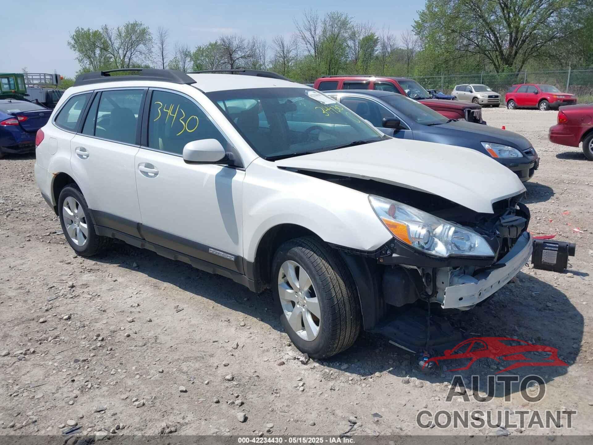 SUBARU OUTBACK 2012 - 4S4BRCAC1C3233957