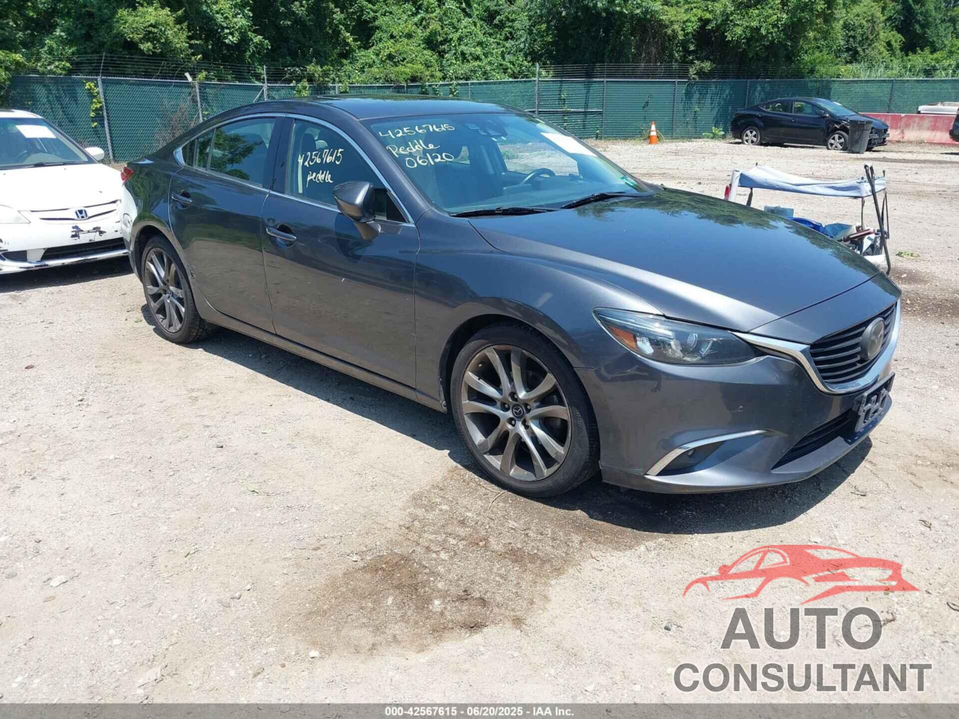 MAZDA MAZDA6 2016 - JM1GJ1W50G1454063