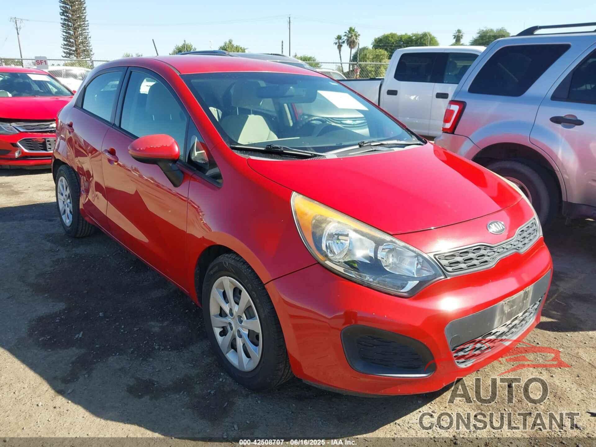 KIA RIO 2013 - KNADM5A34D6229440