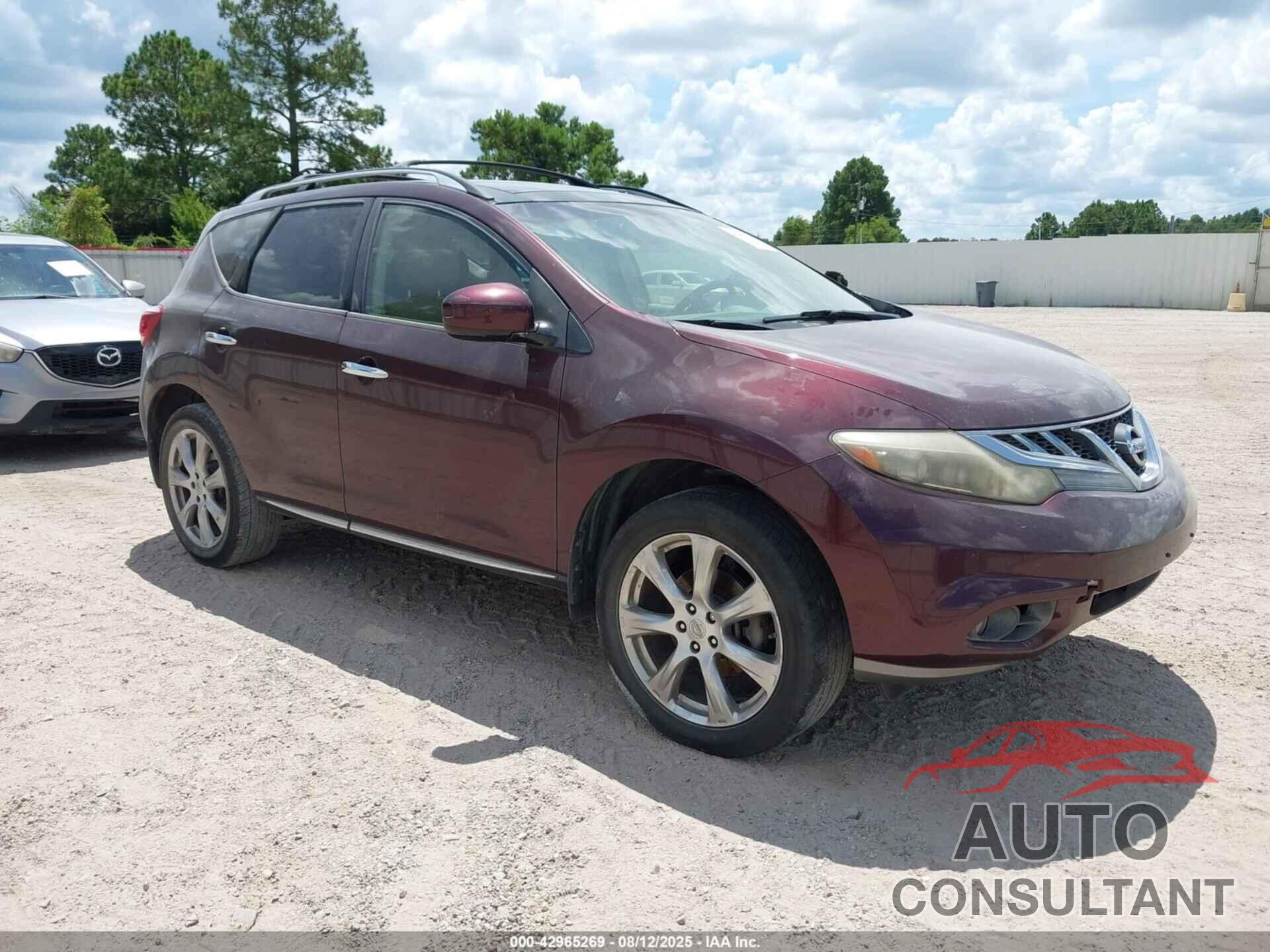 NISSAN MURANO 2013 - JN8AZ1MU7DW201396