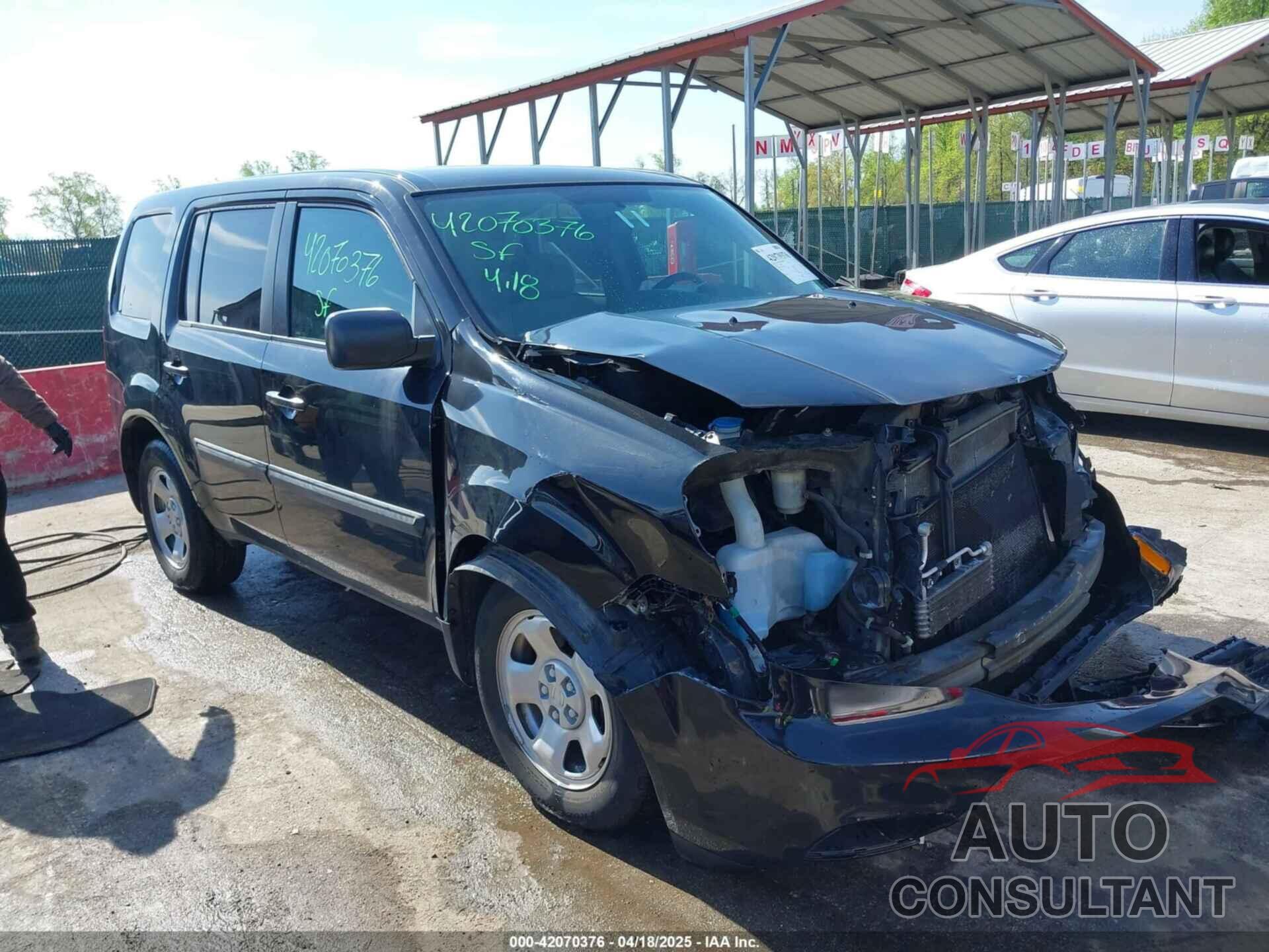 HONDA PILOT 2014 - 5FNYF4H29EB043405