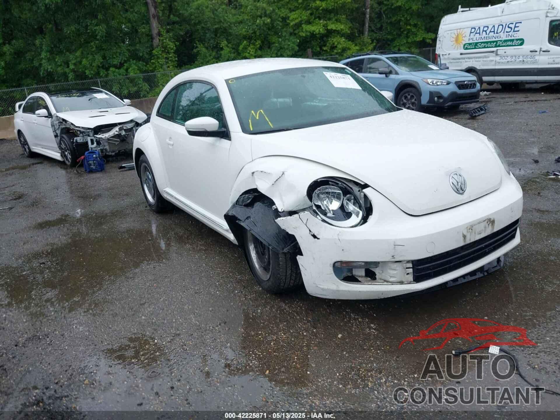 VOLKSWAGEN BEETLE 2013 - 3VWJP7ATXDM601725