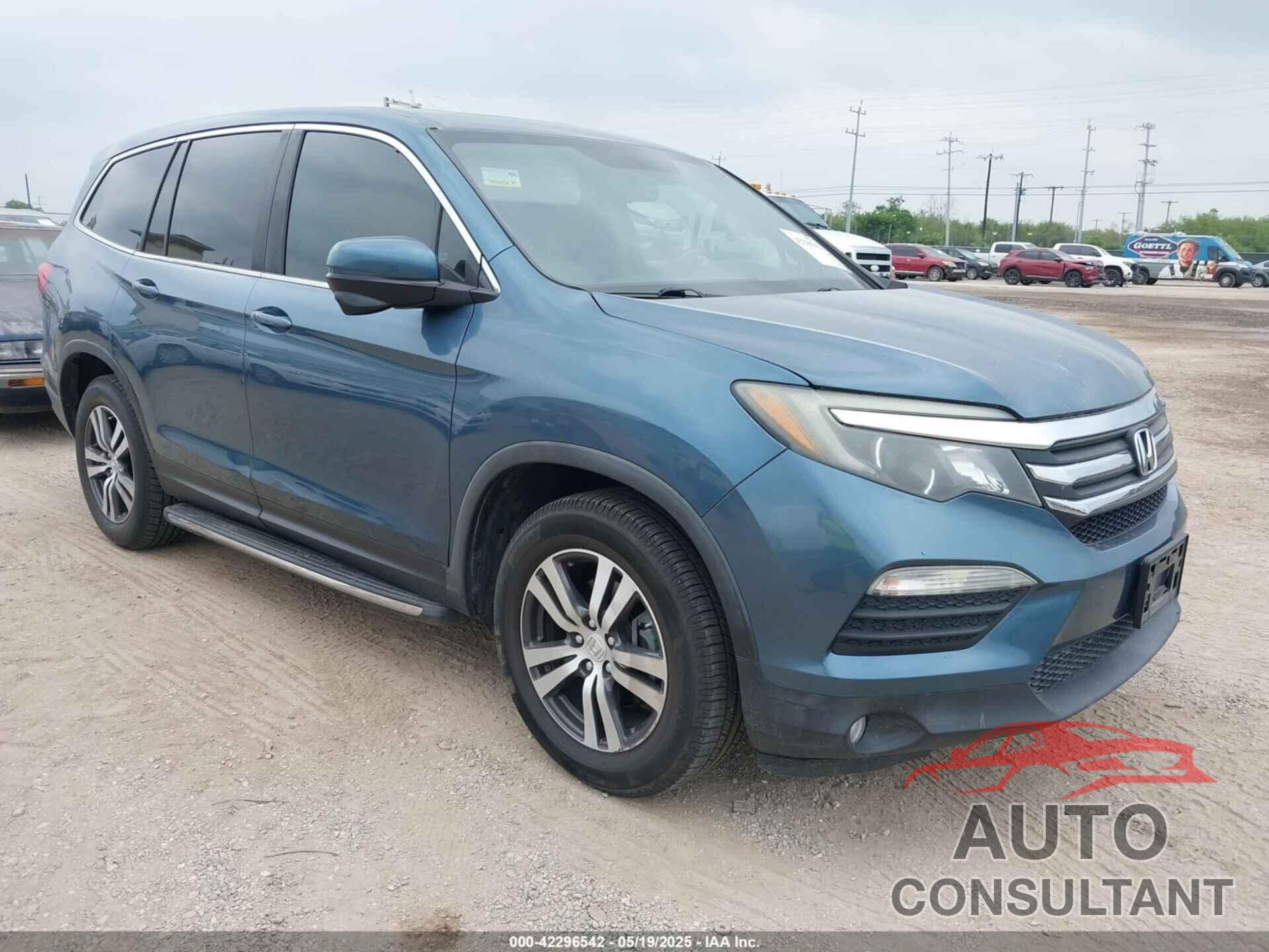 HONDA PILOT 2017 - 5FNYF5H88HB042003