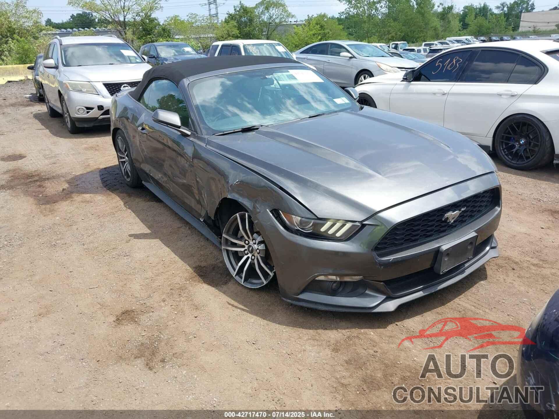 FORD MUSTANG 2017 - 1FATP8UH4H5293879