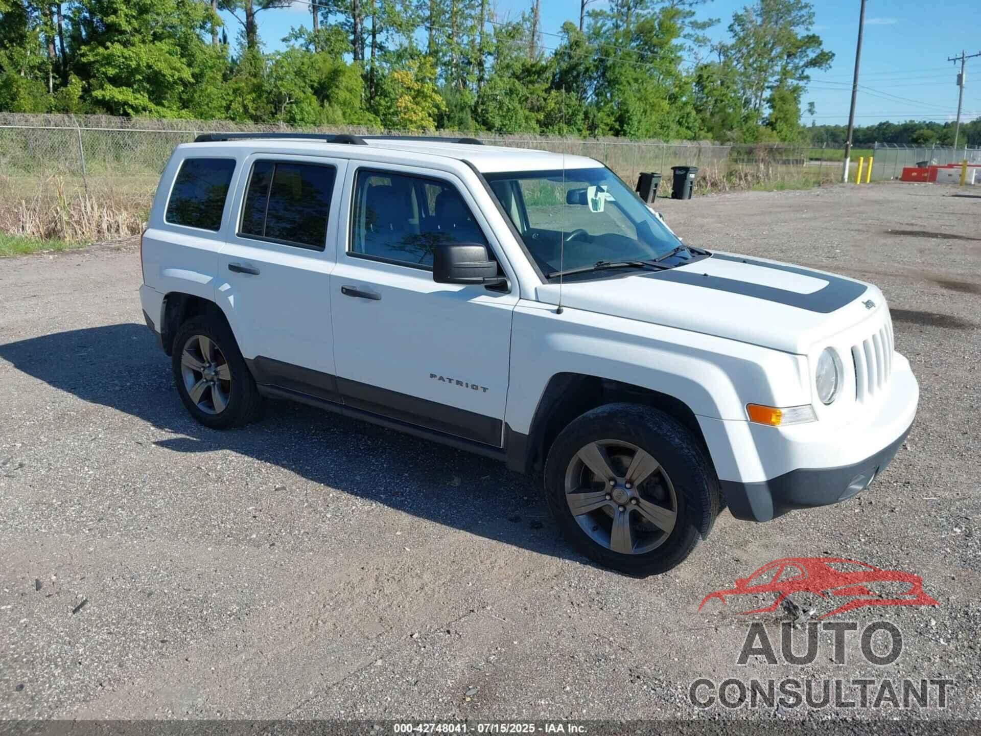 JEEP PATRIOT 2017 - 1C4NJPBA0HD201127