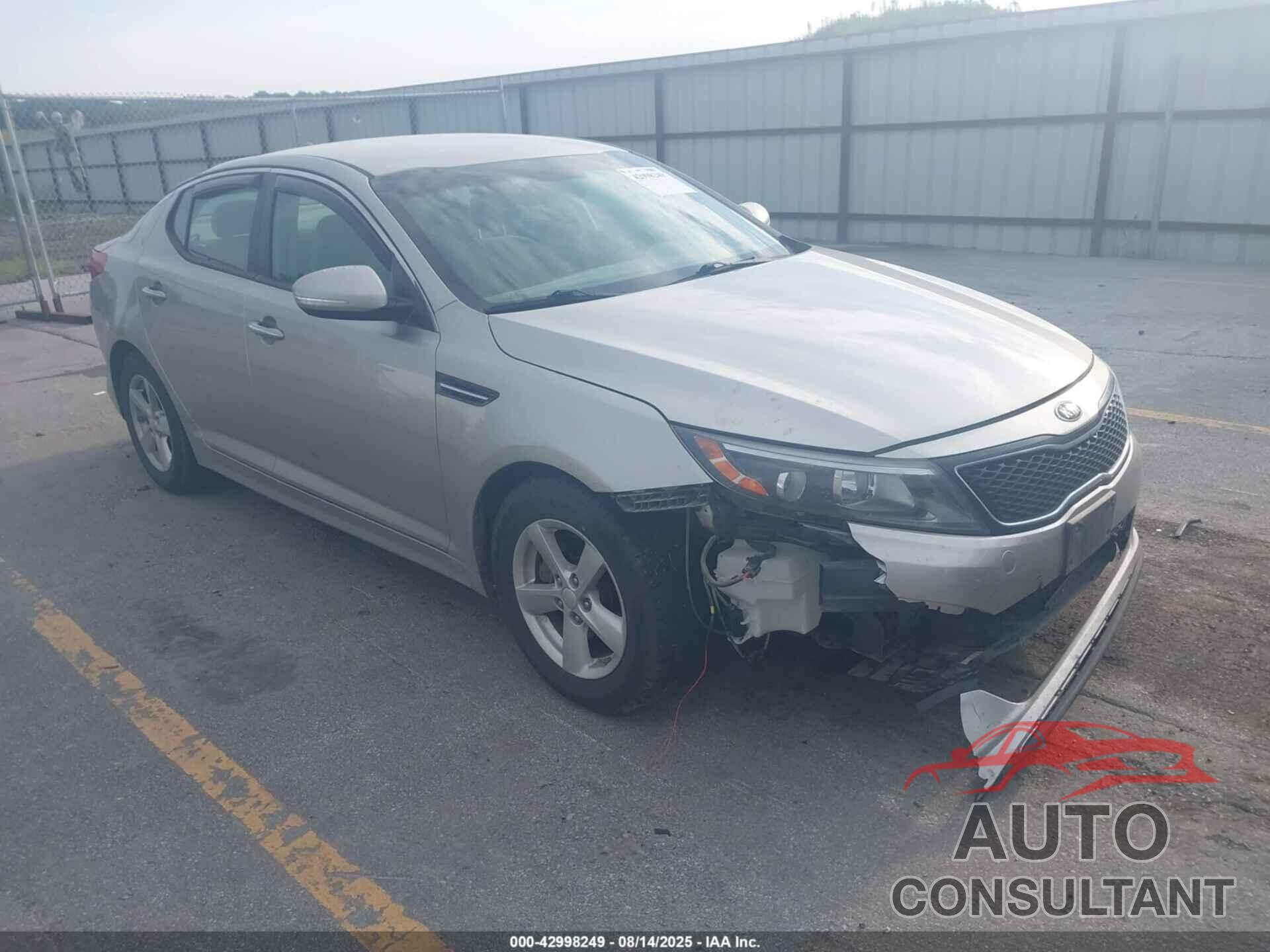 KIA OPTIMA 2015 - KNAGM4A77F5533087
