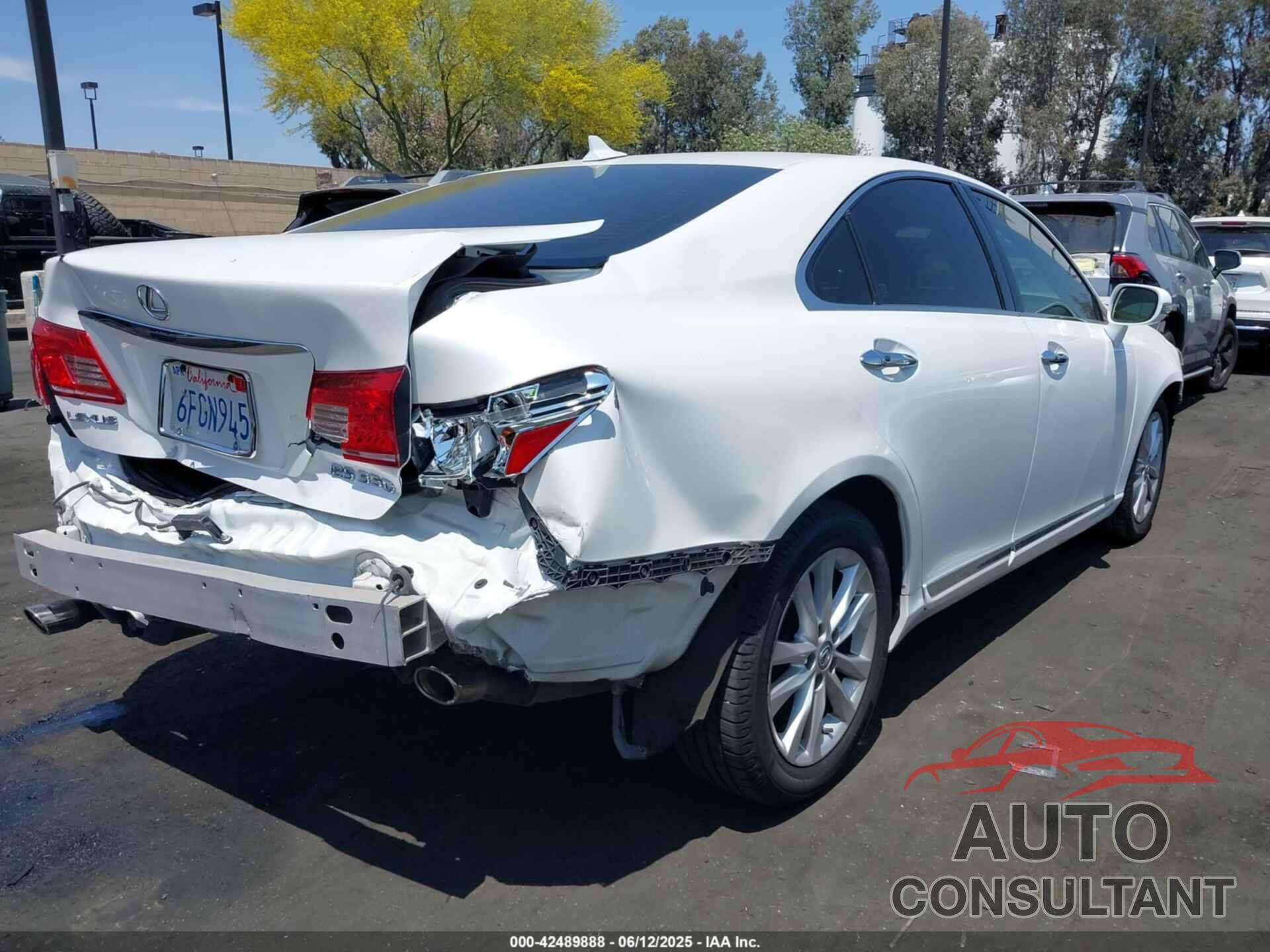 LEXUS ES 350 2010 - JTHBK1EG5A2381850