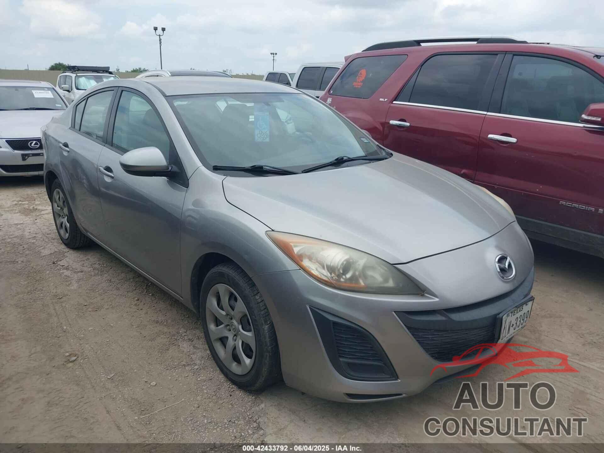 MAZDA MAZDA3 2011 - JM1BL1UF1B1451648