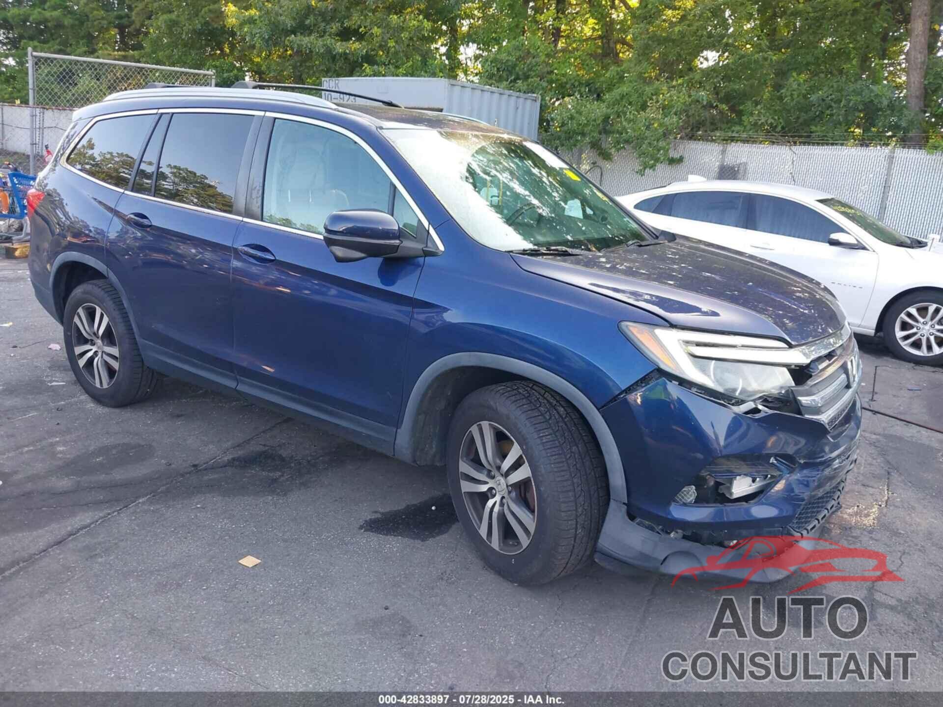 HONDA PILOT 2016 - 5FNYF6H71GB115515