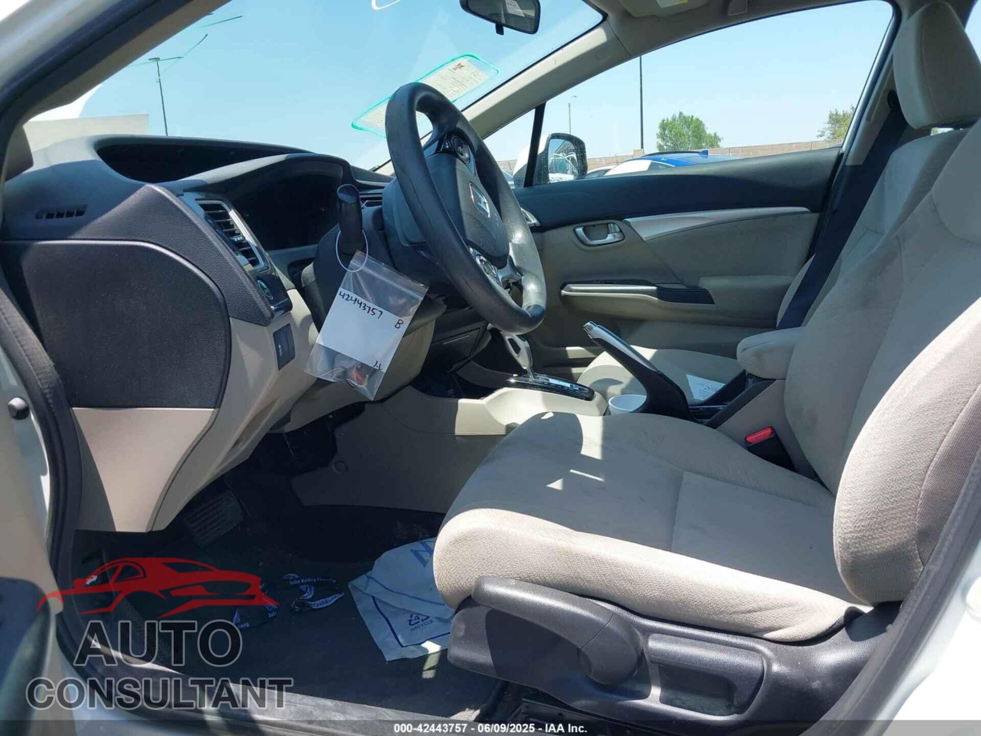 HONDA CIVIC 2013 - 19XFB2F82DE226776