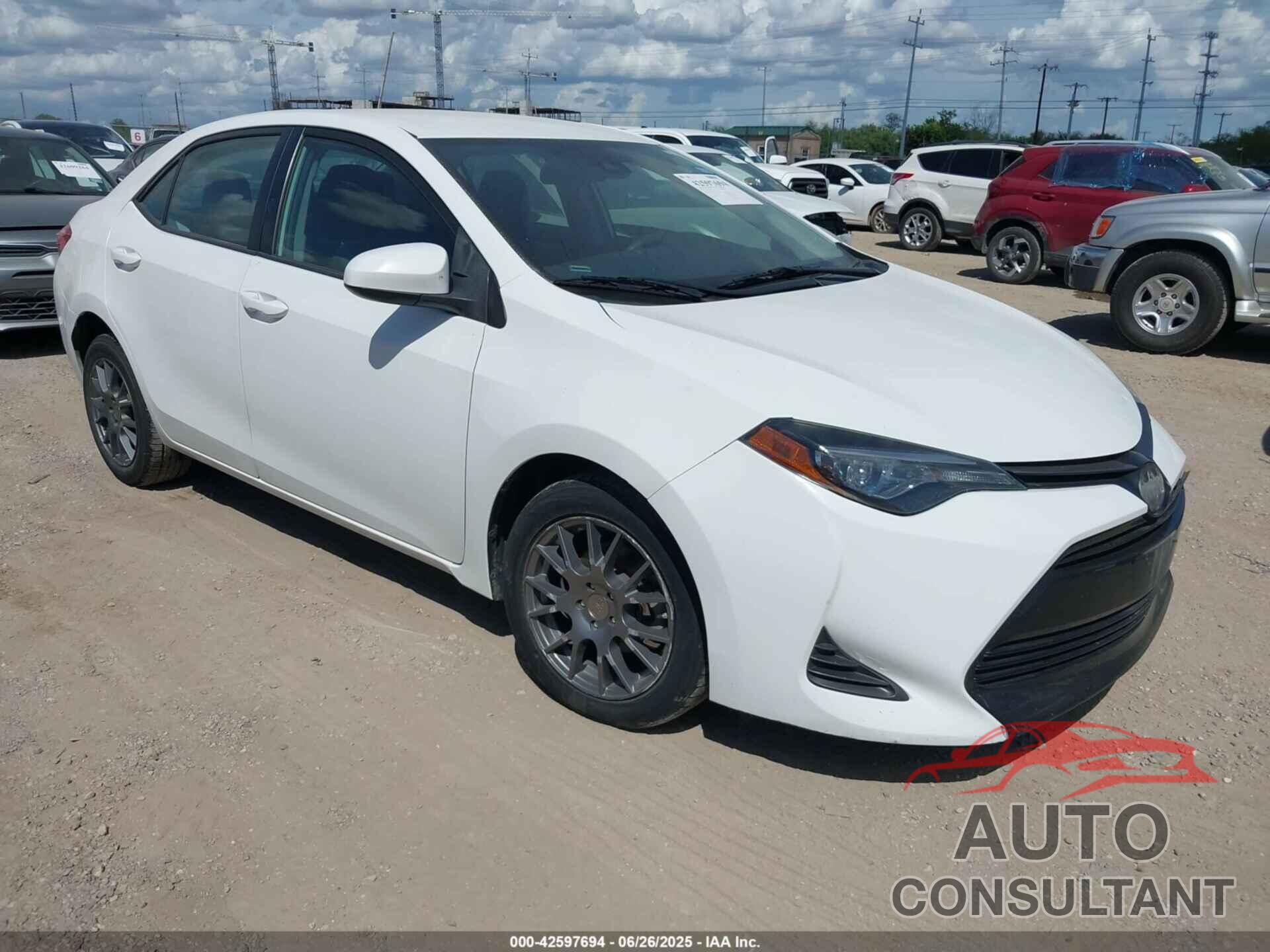 TOYOTA COROLLA 2019 - 5YFBURHE0KP893619