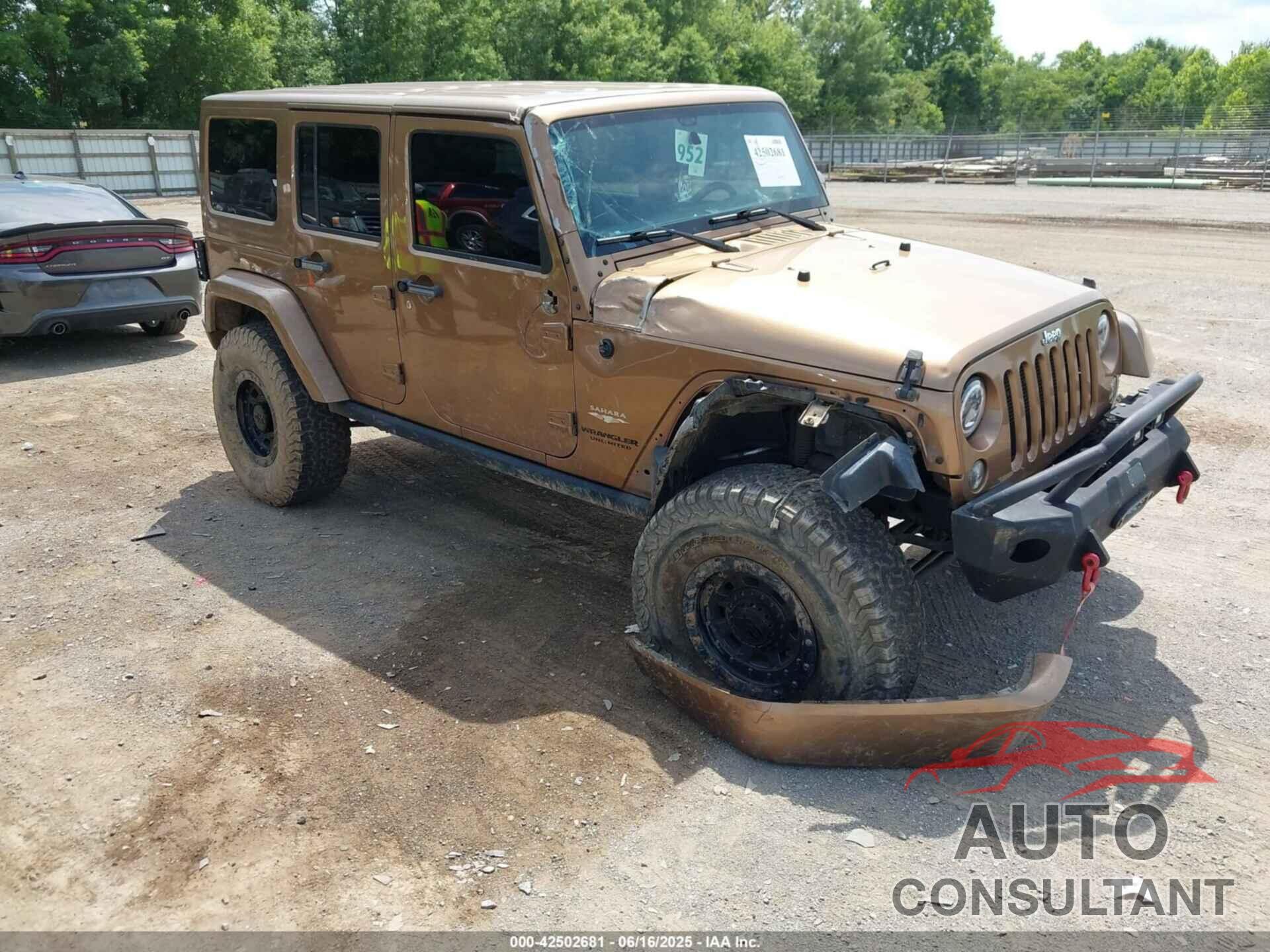 JEEP WRANGLER UNLIMITED 2015 - 1C4BJWEGXFL617671