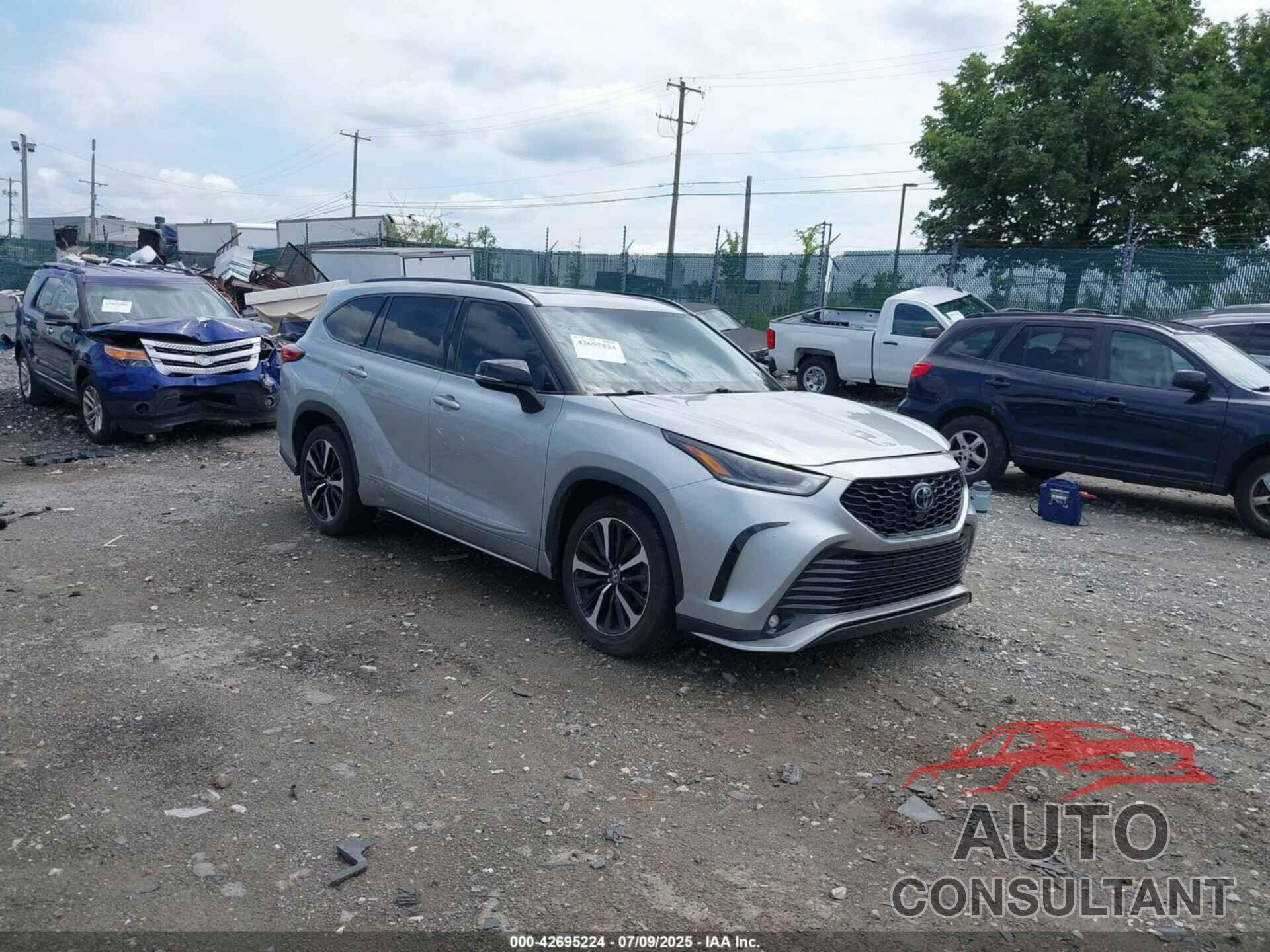 TOYOTA HIGHLANDER 2022 - 5TDLZRBH8NS198146