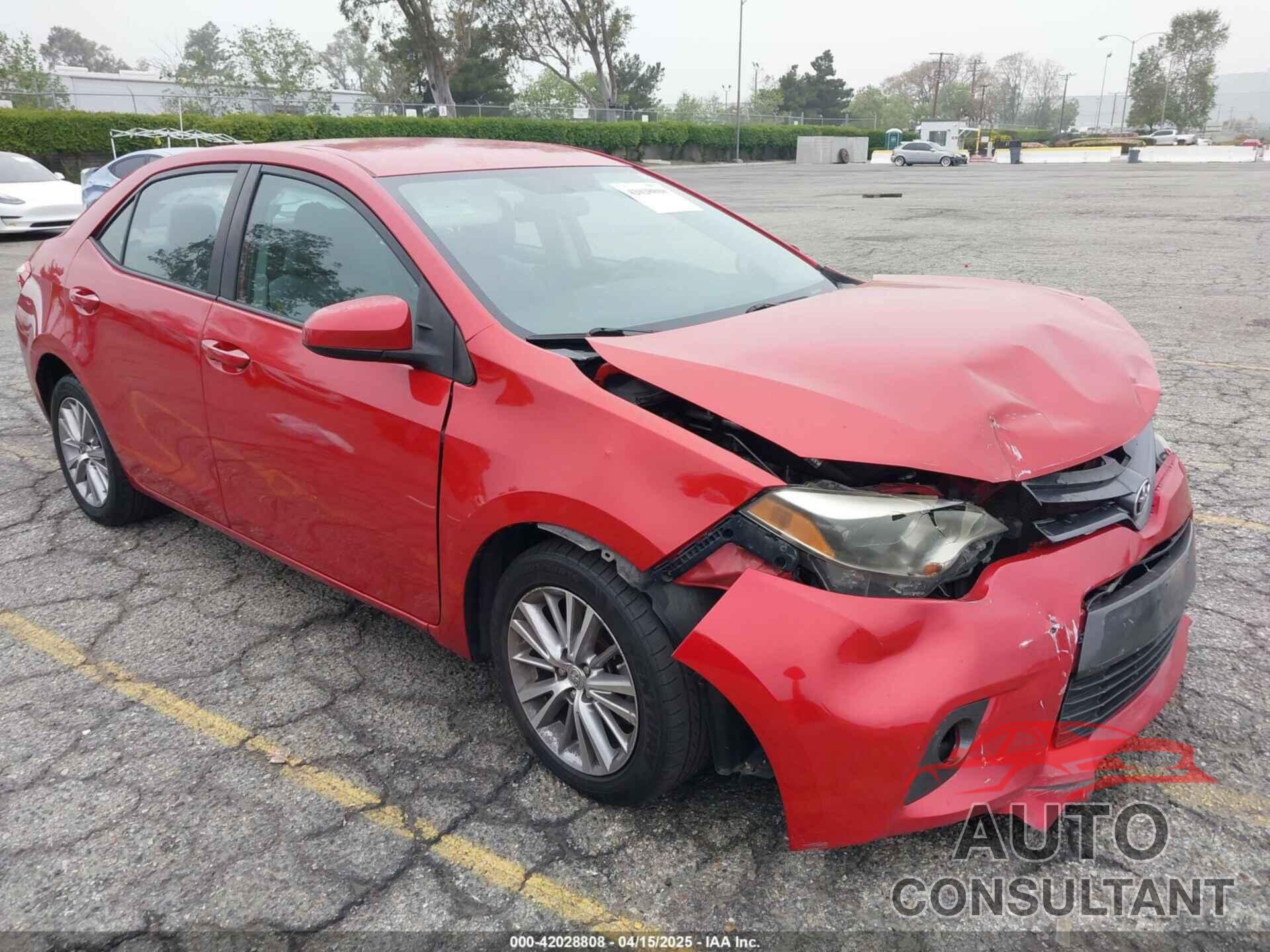 TOYOTA COROLLA 2015 - 5YFBURHE0FP359333