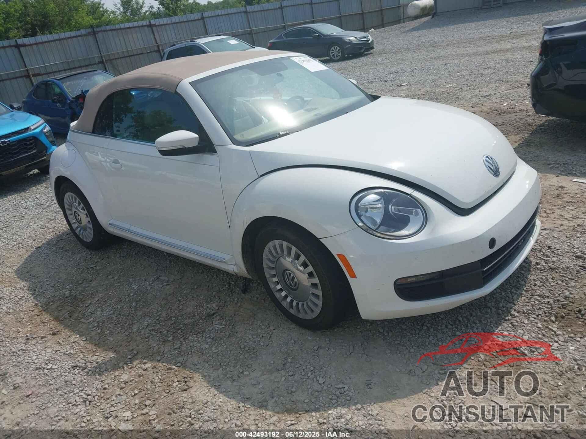 VOLKSWAGEN BEETLE 2013 - 3VW5X7AT5DM817483