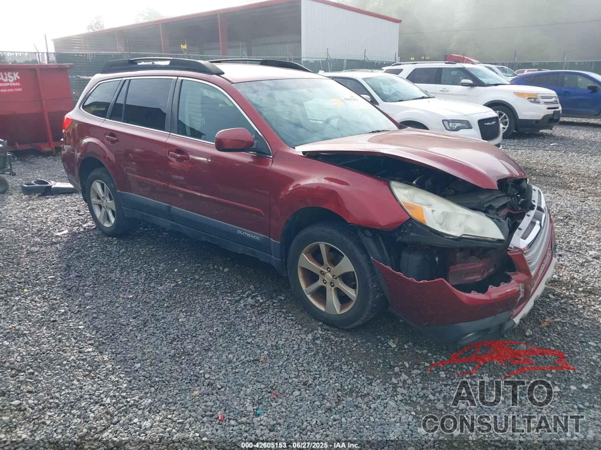 SUBARU OUTBACK 2013 - 4S4BRBLCXD3276878