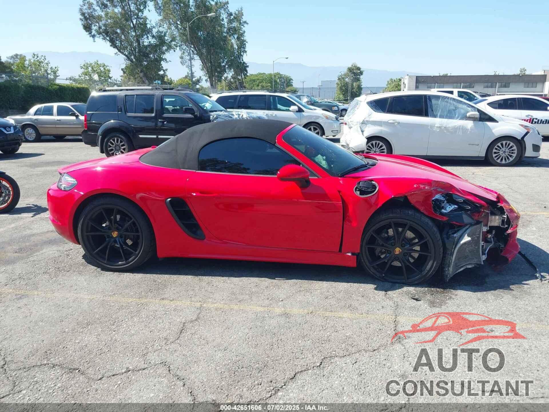 PORSCHE 718 BOXSTER 2021 - WP0CA2A8XMS210688