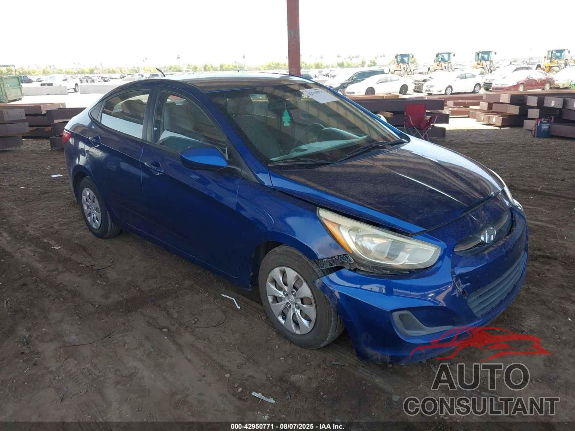 HYUNDAI ACCENT 2015 - KMHCT4AE2FU894635