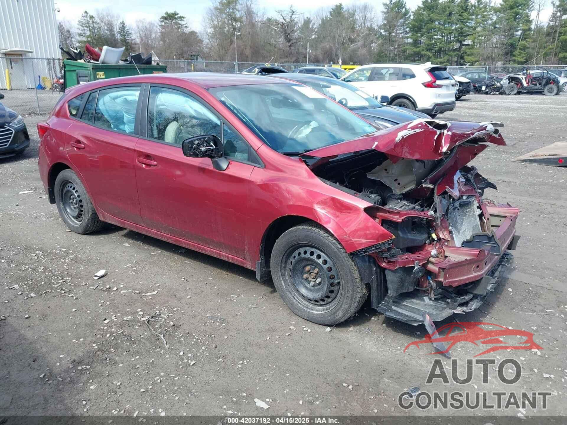 SUBARU IMPREZA 2019 - 4S3GTAA63K3759760
