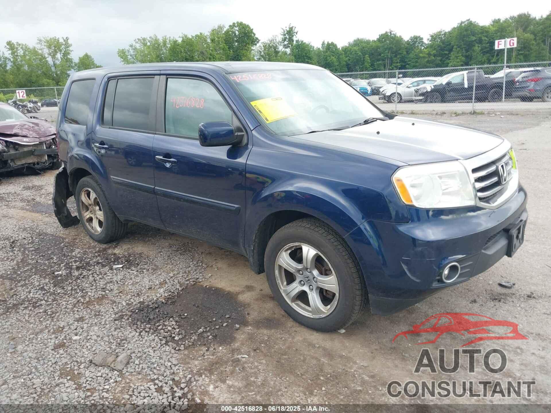 HONDA PILOT 2015 - 5FNYF4H54FB041721