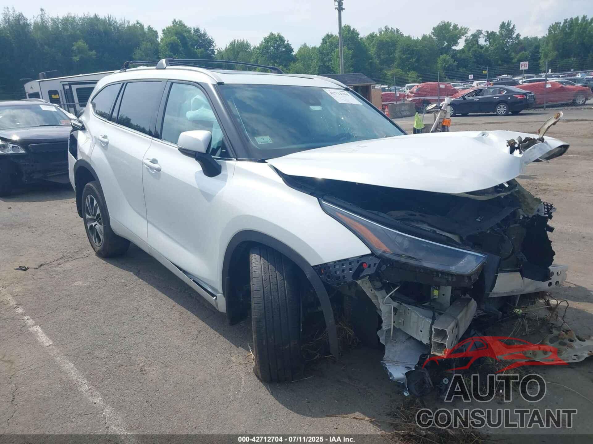 TOYOTA HIGHLANDER 2022 - 5TDGZRBH4NS241575