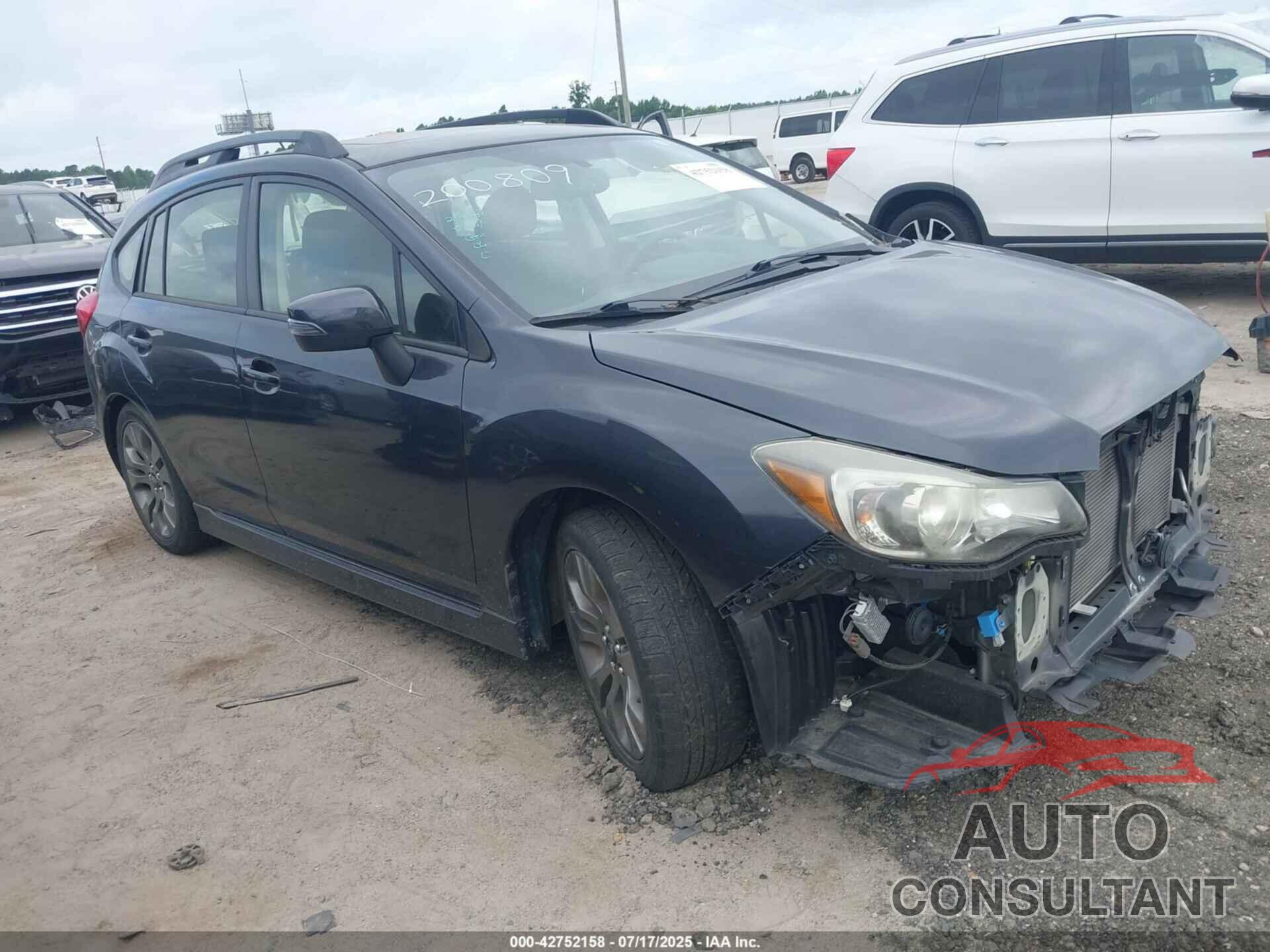 SUBARU IMPREZA 2016 - JF1GPAP68G8255152