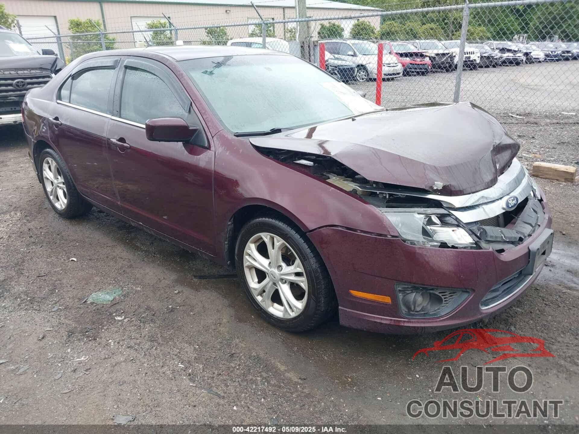 FORD FUSION 2012 - 3FAHP0HA4CR429812
