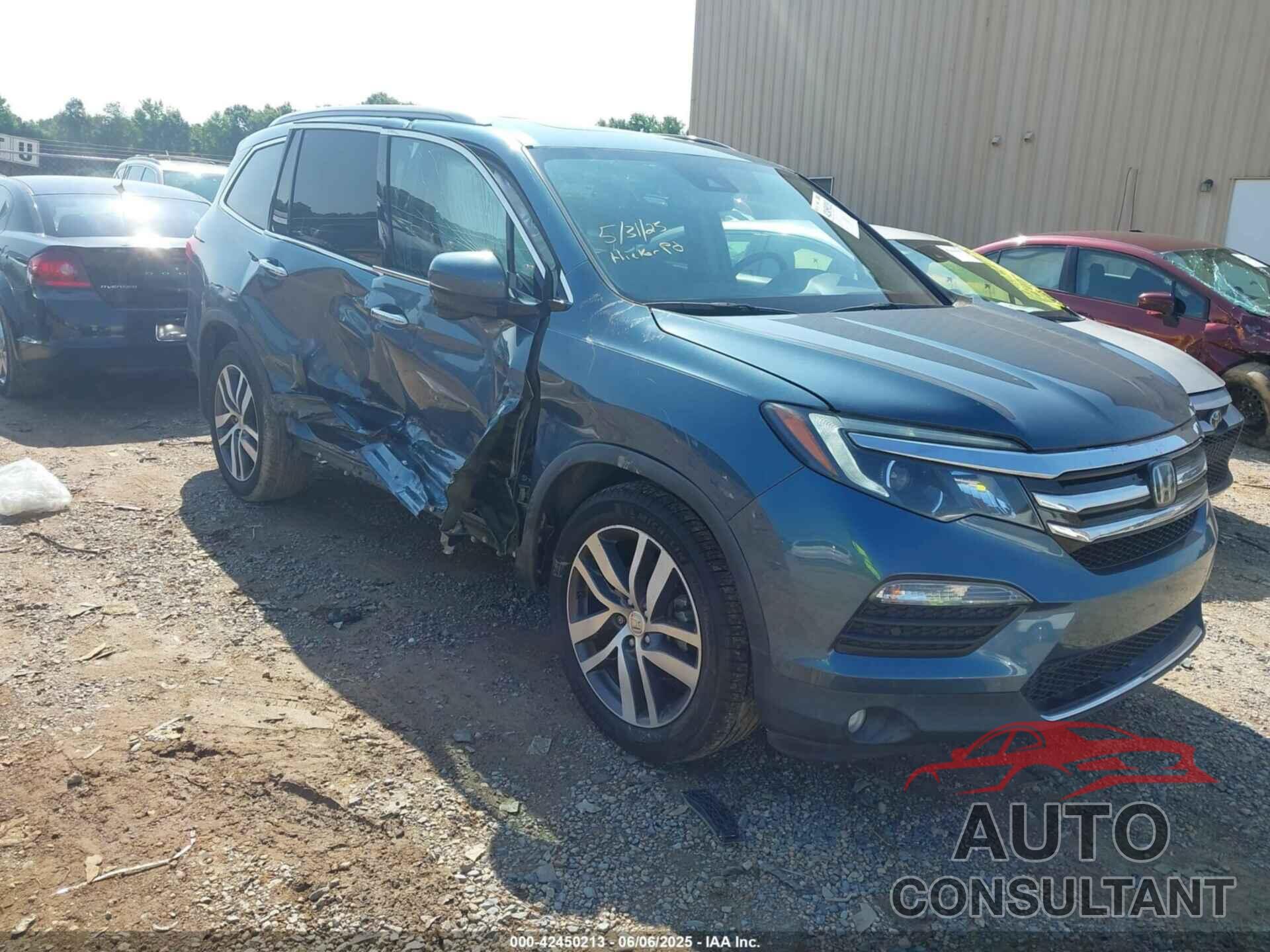 HONDA PILOT 2017 - 5FNYF5H96HB032210