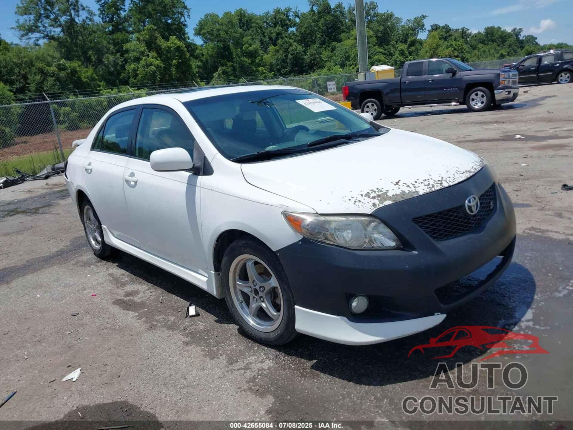 TOYOTA COROLLA 2009 - 1NXBU40E39Z071520