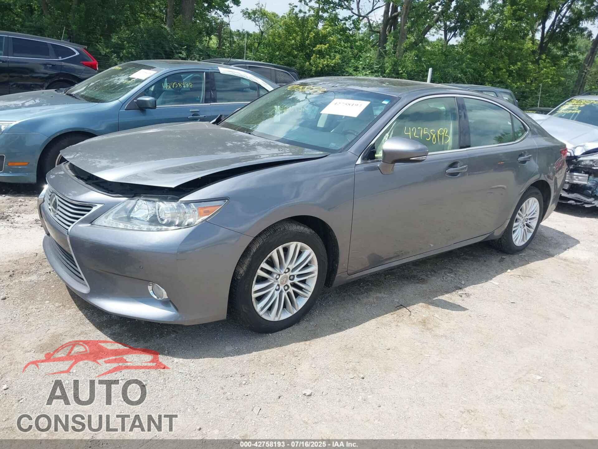 LEXUS ES 350 2013 - JTHBK1GG0D2000603