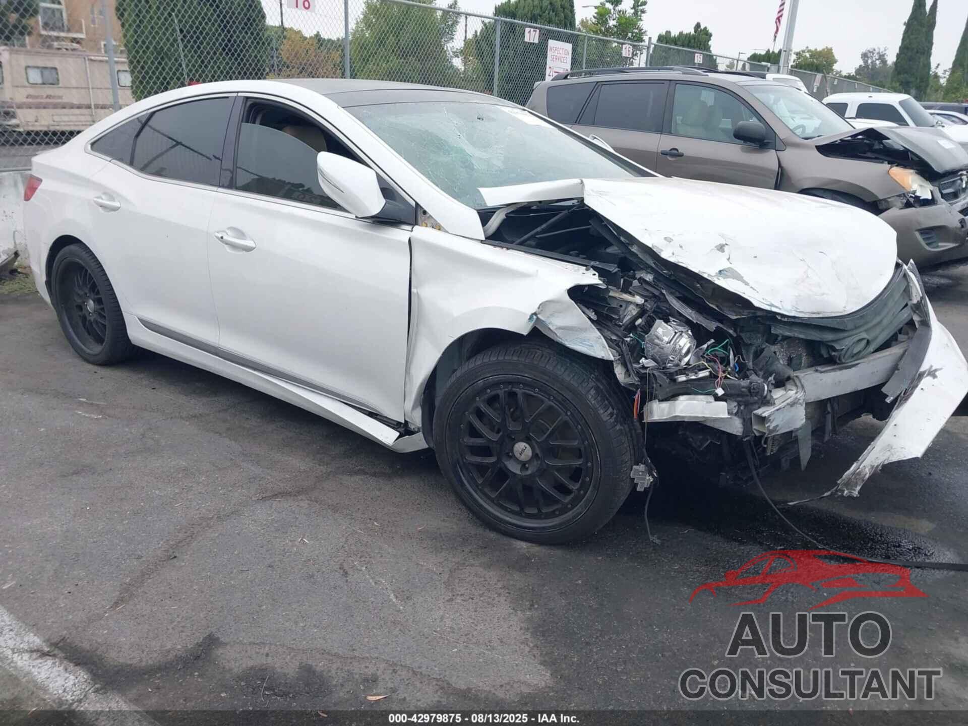 HYUNDAI AZERA 2013 - KMHFH4JG3DA207225
