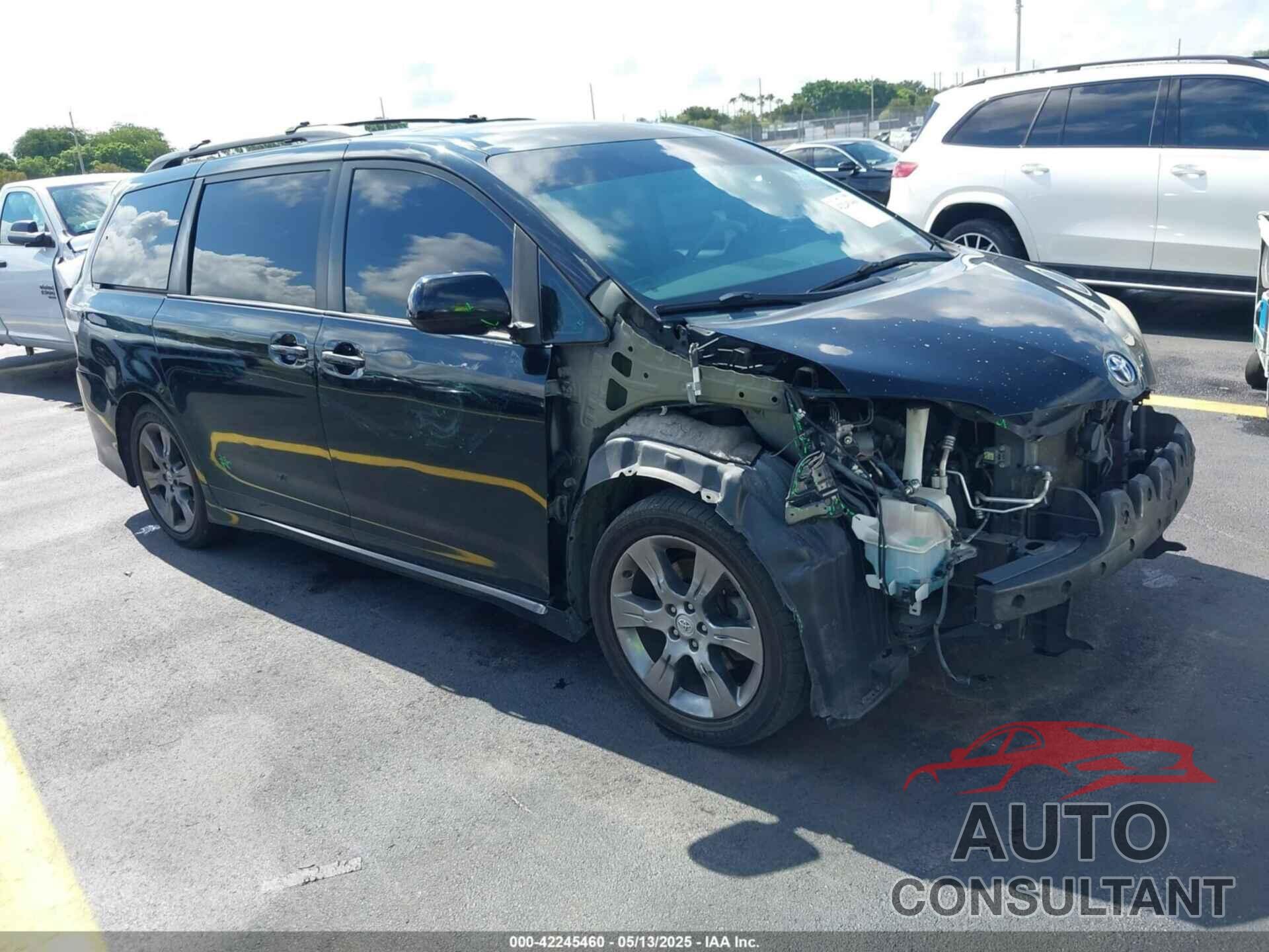 TOYOTA SIENNA 2011 - 5TDXK3DC9BS122337