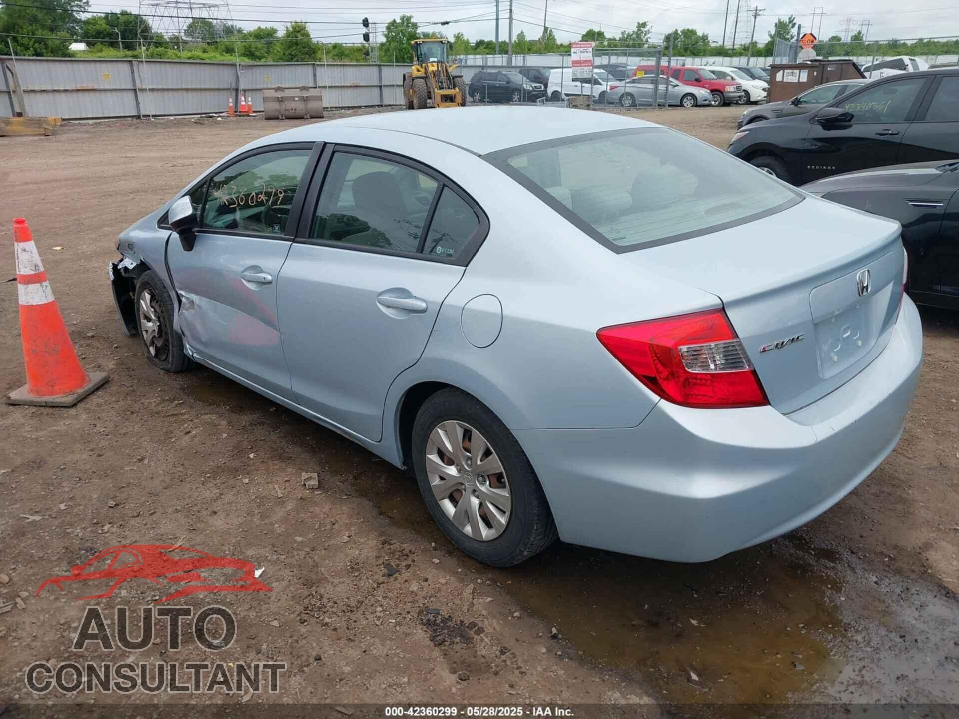 HONDA CIVIC 2012 - 19XFB2F54CE014854