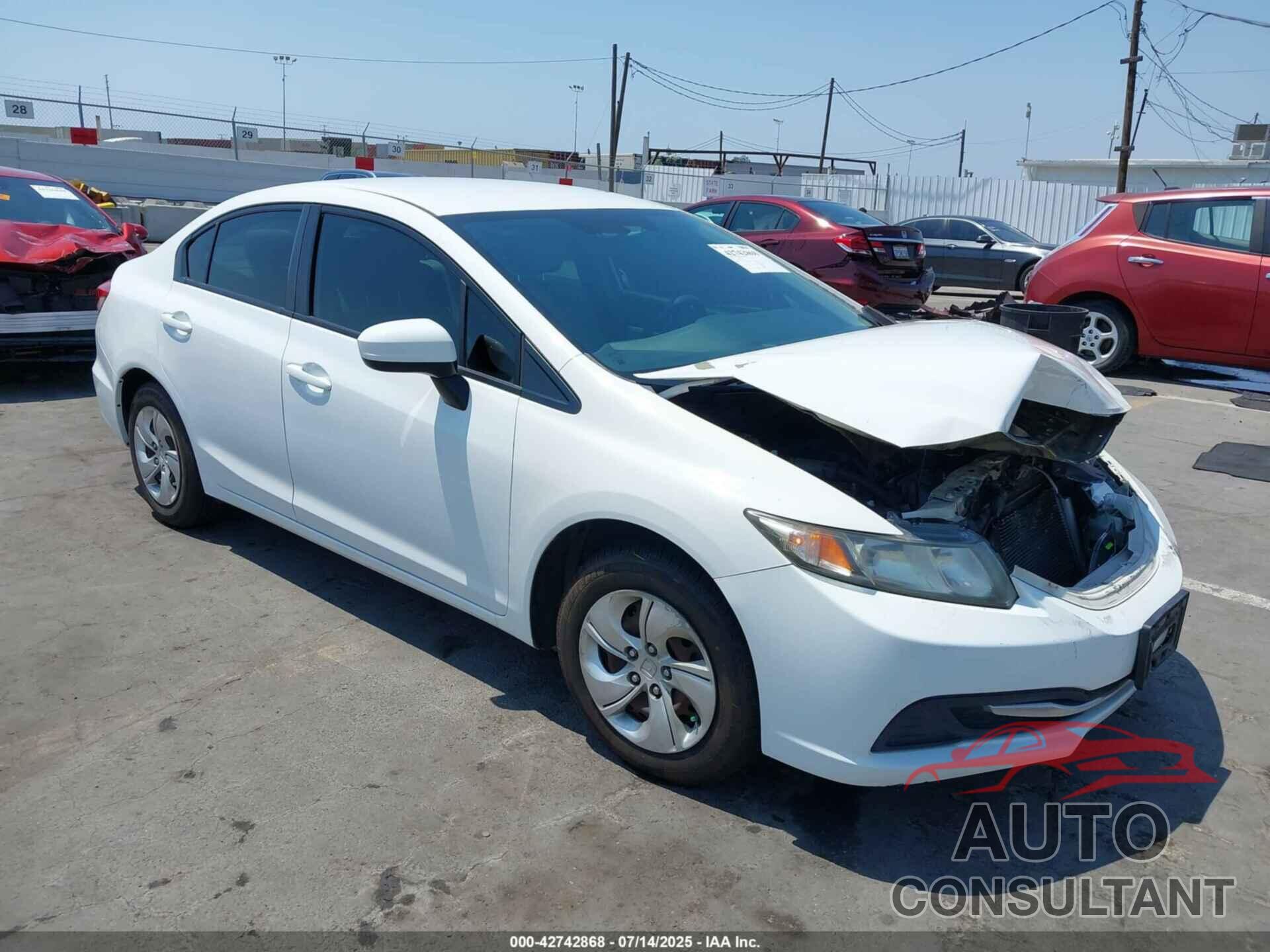 HONDA CIVIC 2015 - 2HGFB2F53FH542086
