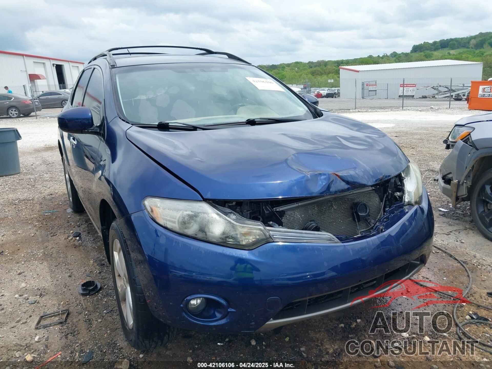 NISSAN MURANO 2009 - JN8AZ18U09W022800