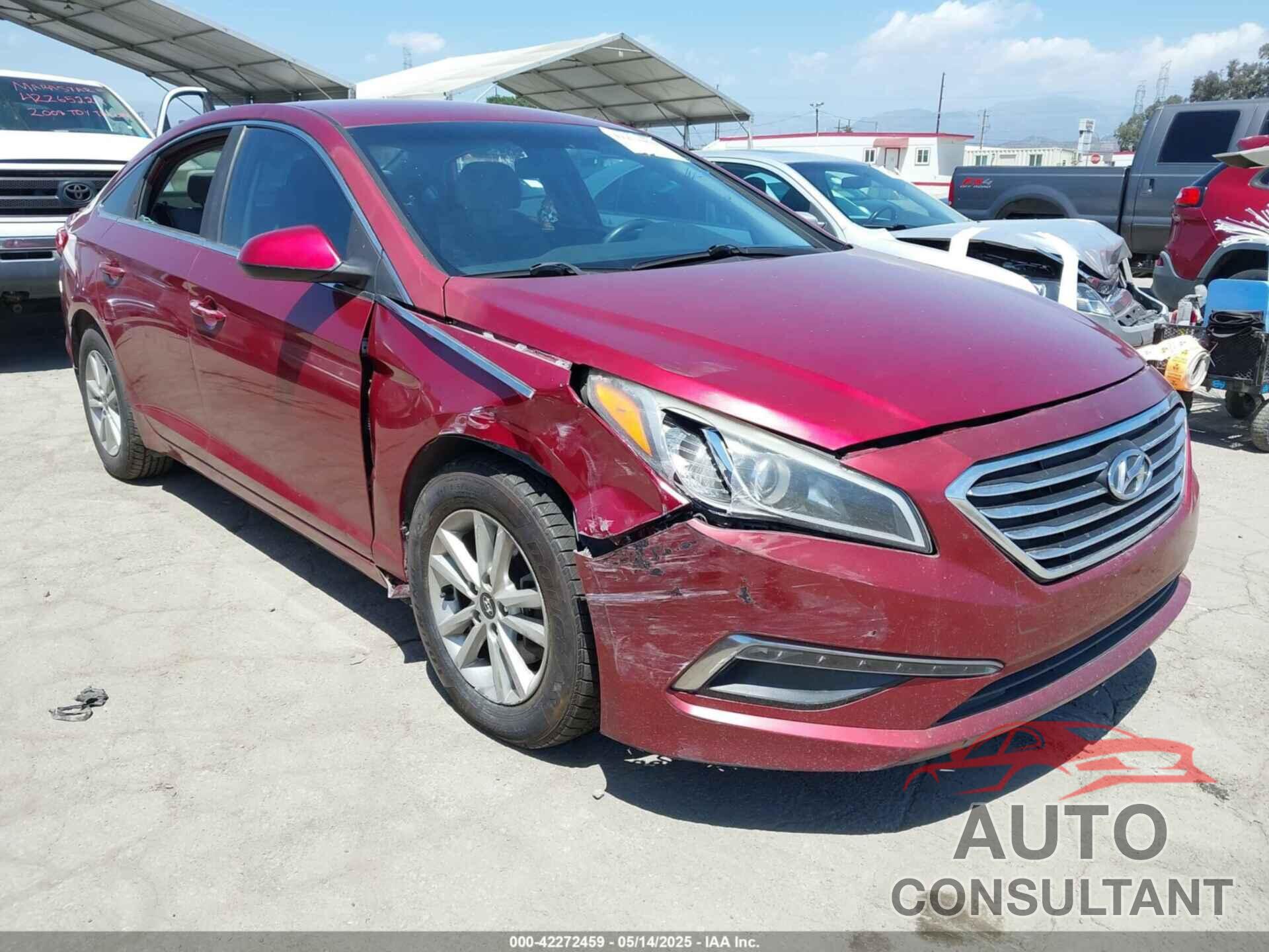 HYUNDAI SONATA 2015 - 5NPE24AFXFH242879